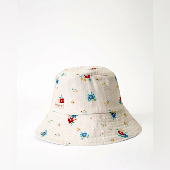 Billabong x Wrangler ❤️ Floral Cloth Summery Bucket Hat for Women ⛱️🌺🍹 - Picture 8 of 10